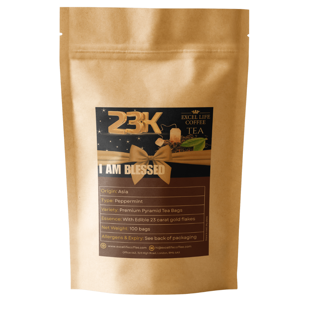 I AM BLESSED - Premium Peppermint Tea Experience 25, 100 bags or 250g loose leaf *SAVE more on SUBSCRIPTIONS*