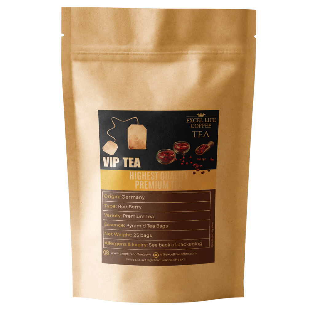 VIP TEA - Premium Red Berry Tea Experience 25, 100 bags or 250g loose leaf *SAVE more on SUBSCRIPTIONS*